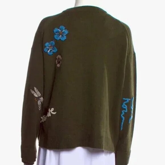 OVERSIZED ZADIG & VOLTAIRE CASHMERE SWEATER SIZE M NEW - Picture 9 of 11